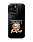 Detroit Bad Boys Skull Basketball Phone Case - Magnetic Impact-Resistant Case