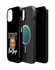 Detroit Bad Boys Skull Basketball Phone Case - Magnetic Impact-Resistant Case