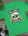 Bye Willy Thanks Shirt, Goonies Fan Tee, Pirate Skull Gold Coins, 80s Movie Gift, Funny Nostalgia Shirt, Goonies Never Say Die
