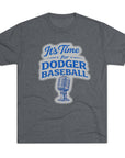 It's Time for Dodger Baseball Shirt, Vintage Dodgers Fan Tee, Baseball Broadcaster Tribute Shirt, LA Baseball Fan Gift