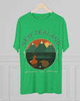 Aotearoa New Zealand Tri-Blend Tee, Classic Soft Shirt for Men & Women, Kiwi Travel Top, Vintage Tshirt, Souvenir