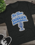 It's Time for Dodger Baseball Shirt, Vintage Dodgers Fan Tee, Baseball Broadcaster Tribute Shirt, LA Baseball Fan Gift