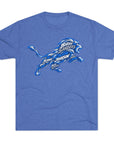 All-time Lions Names Vintage Sports Tee | Detroit Football Names Triblend Soft T-Shirt