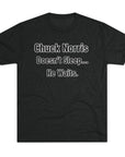 Chuck Norris Doesn't Sleep He Waits Shirt | Funny Chuck Norris Tee | Retro Humor Shirt | Dad Joke T-Shirt | Classic Funny Gift