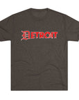Detroit Triblend T-Shirt | Old English Detroit Tee | Super Soft Vintage Detroit Shirt | Premium Detroit Streetwear | Motor City Tee