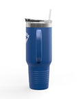 Aotearoa 40oz Travel Mug | Stanley Style Tumbler | New Zealand Insulated Mug | Silver Fern Cup | Kiwi Travel Cup | Large Handle Tumbler