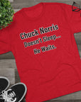 Chuck Norris Doesn't Sleep He Waits Shirt | Funny Chuck Norris Tee | Retro Humor Shirt | Dad Joke T-Shirt | Classic Funny Gift