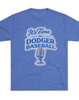 It's Time for Dodger Baseball Shirt, Vintage Dodgers Fan Tee, Baseball Broadcaster Tribute Shirt, LA Baseball Fan Gift