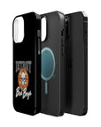 Detroit Bad Boys Skull Basketball Phone Case - Magnetic Impact-Resistant Case
