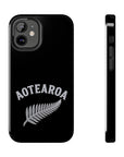 Aotearoa Phone Case | Silver Fern Phone Case | New Zealand iPhone Case | Kiwi Phone Case | Fern Design Phone Cover | NZ Pride Case