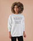 Game Day Crewneck Sweatshirt | Collegiate Lettering, Sports Fanwear