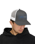 Detroit Embroidered Hat | Blue and Silver Cap | Detroit Football Hat | Minimalist Detroit Hat | Snapback Trucker Cap Gift