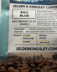 Bali Blue Coffee, Single-Origin Kintamani Bali Roast, Low Acid Coffee
