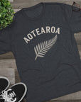 Aotearoa New Zealand Tri - Blend Tee, Classic Soft Shirt for Men & Women, Kiwi Travel Top, Vintage Tshirt, Comfortable Cotton Blend, Souvenir - Selden & Kingsley