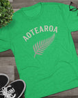 Aotearoa New Zealand Tri - Blend Tee, Classic Soft Shirt for Men & Women, Kiwi Travel Top, Vintage Tshirt, Comfortable Cotton Blend, Souvenir - Selden & Kingsley