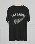 Aotearoa New Zealand Tri - Blend Tee, Classic Soft Shirt for Men & Women, Kiwi Travel Top, Vintage Tshirt, Comfortable Cotton Blend, Souvenir - Selden & Kingsley
