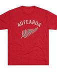 Aotearoa New Zealand Tri - Blend Tee, Classic Soft Shirt for Men & Women, Kiwi Travel Top, Vintage Tshirt, Comfortable Cotton Blend, Souvenir - Selden & Kingsley