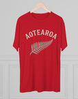 Aotearoa New Zealand Tri - Blend Tee, Classic Soft Shirt for Men & Women, Kiwi Travel Top, Vintage Tshirt, Comfortable Cotton Blend, Souvenir - Selden & Kingsley
