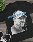 Copy of Detroit Lions Dan Campbell Unisex Tee Shirt, Football Fan Gift, Tri - Blend Crew Neck Top, 4th Down Play, Fearless Coach, NFL Apparel - Selden & Kingsley