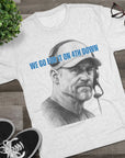 Copy of Detroit Lions Dan Campbell Unisex Tee Shirt, Football Fan Gift, Tri - Blend Crew Neck Top, 4th Down Play, Fearless Coach, NFL Apparel - Selden & Kingsley