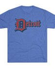 Detroit 4th of July Tri - Blend Tee, Patriotic Unisex Crew Shirt, Holiday Celebration T-Shirt, City Pride Tee, Festive July 4th Apparel - Selden & Kingsley
