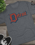 Detroit 4th of July Tri - Blend Tee, Patriotic Unisex Crew Shirt, Holiday Celebration T-Shirt, City Pride Tee, Festive July 4th Apparel - Selden & Kingsley