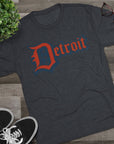 Detroit 4th of July Tri - Blend Tee, Patriotic Unisex Crew Shirt, Holiday Celebration T-Shirt, City Pride Tee, Festive July 4th Apparel - Selden & Kingsley