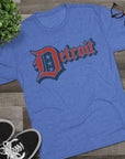 Detroit 4th of July Tri - Blend Tee, Patriotic Unisex Crew Shirt, Holiday Celebration T-Shirt, City Pride Tee, Festive July 4th Apparel - Selden & Kingsley