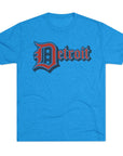 Detroit 4th of July Tri - Blend Tee, Patriotic Unisex Crew Shirt, Holiday Celebration T-Shirt, City Pride Tee, Festive July 4th Apparel - Selden & Kingsley