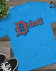 Detroit 4th of July Tri - Blend Tee, Patriotic Unisex Crew Shirt, Holiday Celebration T-Shirt, City Pride Tee, Festive July 4th Apparel - Selden & Kingsley
