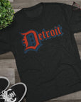 Detroit 4th of July Tri - Blend Tee, Patriotic Unisex Crew Shirt, Holiday Celebration T-Shirt, City Pride Tee, Festive July 4th Apparel - Selden & Kingsley