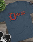 Detroit 4th of July Tri - Blend Tee, Patriotic Unisex Crew Shirt, Holiday Celebration T-Shirt, City Pride Tee, Festive July 4th Apparel - Selden & Kingsley