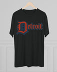 Detroit 4th of July Tri - Blend Tee, Patriotic Unisex Crew Shirt, Holiday Celebration T-Shirt, City Pride Tee, Festive July 4th Apparel - Selden & Kingsley