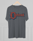 Detroit 4th of July Tri - Blend Tee, Patriotic Unisex Crew Shirt, Holiday Celebration T-Shirt, City Pride Tee, Festive July 4th Apparel - Selden & Kingsley