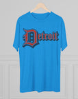 Detroit 4th of July Tri - Blend Tee, Patriotic Unisex Crew Shirt, Holiday Celebration T-Shirt, City Pride Tee, Festive July 4th Apparel - Selden & Kingsley