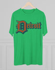 Detroit 4th of July Tri - Blend Tee, Patriotic Unisex Crew Shirt, Holiday Celebration T-Shirt, City Pride Tee, Festive July 4th Apparel - Selden & Kingsley