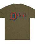 Detroit 4th of July Tri - Blend Tee, Patriotic Unisex Crew Shirt, Holiday Celebration T-Shirt, City Pride Tee, Festive July 4th Apparel - Selden & Kingsley