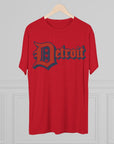 Detroit 4th of July Tri - Blend Tee, Patriotic Unisex Crew Shirt, Holiday Celebration T-Shirt, City Pride Tee, Festive July 4th Apparel - Selden & Kingsley