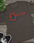 Detroit 4th of July Tri - Blend Tee, Patriotic Unisex Crew Shirt, Holiday Celebration T-Shirt, City Pride Tee, Festive July 4th Apparel - Selden & Kingsley