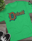 Detroit 4th of July Tri - Blend Tee, Patriotic Unisex Crew Shirt, Holiday Celebration T-Shirt, City Pride Tee, Festive July 4th Apparel - Selden & Kingsley