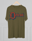 Detroit 4th of July Tri - Blend Tee, Patriotic Unisex Crew Shirt, Holiday Celebration T-Shirt, City Pride Tee, Festive July 4th Apparel - Selden & Kingsley