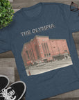 Detroit Hockey Stadium Tri - Blend Tee, Olympia Arena Red Wings Memorabilia Shirt, Sports Architecture Fan Apparel, Vintage Hockey Gift, - Selden & Kingsley