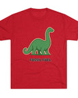 Dinosaur Fossil Fuel Unisex Tee Shirt, Brontosaurus Sinclaire Logo Shirt, Cheeky Tee, Jurassic Park Shirt, Funny Dino T-Shirt, Tri - Blend - Selden & Kingsley