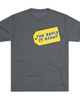 Funny Michigan QB Bryce Unisex Tri - Blend Crew Tee - Price is Right Theme, College Football Fan Shirt, Sports Apparel, Gift for - Selden & Kingsley