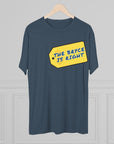 Funny Michigan QB Bryce Unisex Tri - Blend Crew Tee - Price is Right Theme, College Football Fan Shirt, Sports Apparel, Gift for - Selden & Kingsley