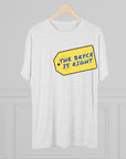 Funny Michigan QB Bryce Unisex Tri - Blend Crew Tee - Price is Right Theme, College Football Fan Shirt, Sports Apparel, Gift for - Selden & Kingsley