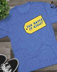 Funny Michigan QB Bryce Unisex Tri - Blend Crew Tee - Price is Right Theme, College Football Fan Shirt, Sports Apparel, Gift for - Selden & Kingsley