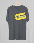 Funny Michigan QB Bryce Unisex Tri - Blend Crew Tee - Price is Right Theme, College Football Fan Shirt, Sports Apparel, Gift for - Selden & Kingsley