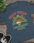 National Lampoon's Vacation Wally World Tri - Blend Tee, Griswold Family Christmas Gift, Retro 80s Movie Shirt, Funny Holiday Apparel, Clark - Selden & Kingsley