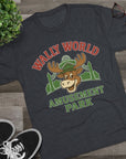 National Lampoon's Vacation Wally World Tri - Blend Tee, Griswold Family Christmas Gift, Retro 80s Movie Shirt, Funny Holiday Apparel, Clark - Selden & Kingsley